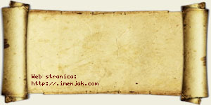 Andjelina Rebrača vizit kartica